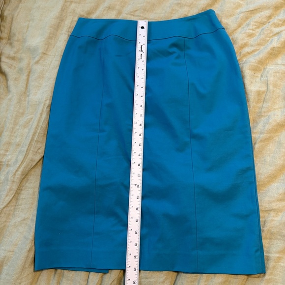 Lafayette 148 Skirt women’s Size 10 Blue Knee Length Pencil Career‎ - Picture 9 of 9